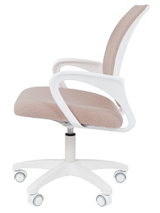 Детское компьютерное кресло CHAIRMAN KIDS 103 LT, ткань букле barni, зефир, пластик белый